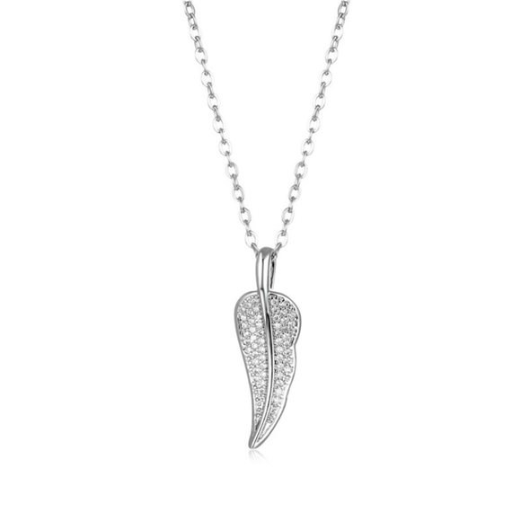 Valence Necklace with Leaf Pendant - Picture 1 of 2